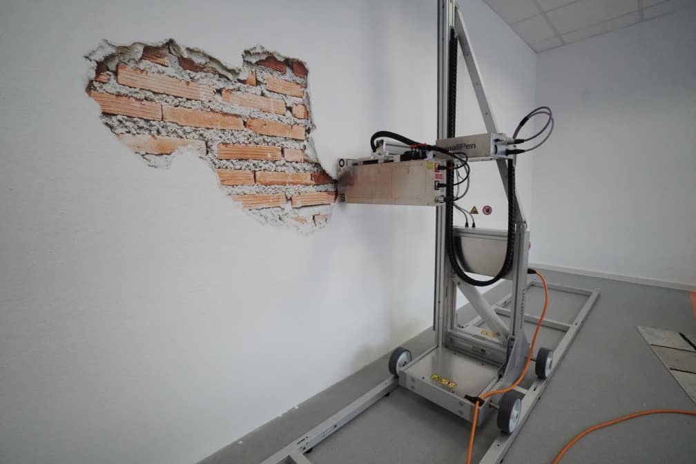 impression sur mur illusion optique