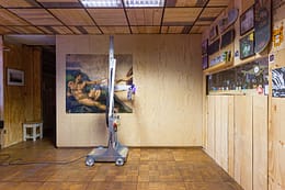 impression verticale sur bois