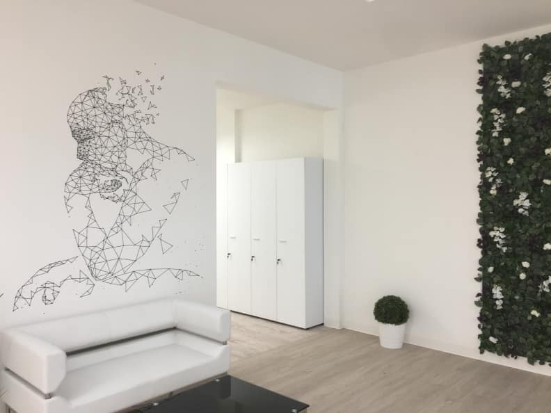 impression artistique sur mur